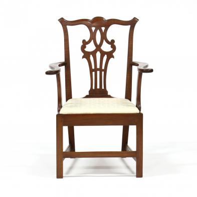 american-chippendale-walnut-armchair