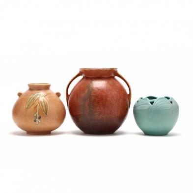 three-pieces-of-arts-and-crafts-pottery