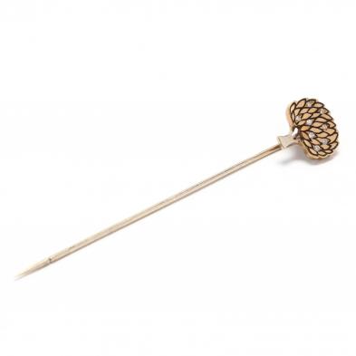 18kt-gold-and-diamond-stickpin-tiffany-co