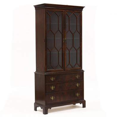 hickory-chair-co-chippendale-style-bookcase