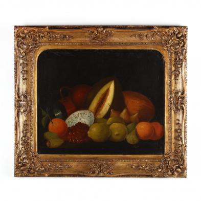american-school-still-life-with-fruit-and-melons-19th-century