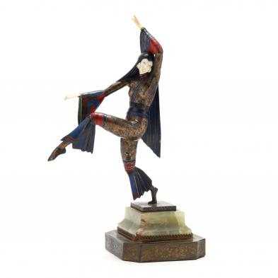 a-gerdago-cold-painted-bronze-ivory-dancer