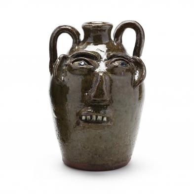 western-nc-folk-pottery-burlon-craig-face-jug