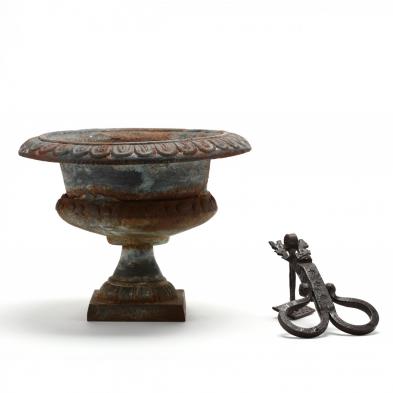 iron-door-knocker-and-garden-urn