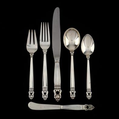 international-royal-danish-sterling-silver-flatware-service