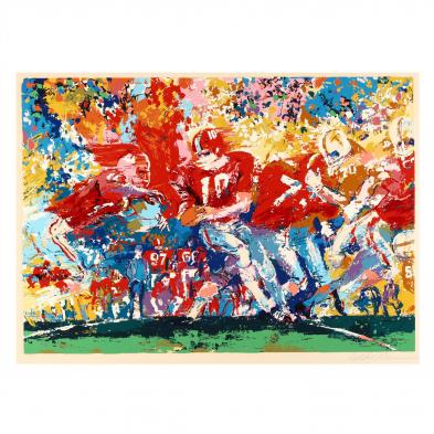 leroy-neiman-american-1921-2012-football-serigraph