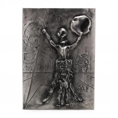 salvador-dali-spanish-1904-1989-i-don-quixote-i-large-sculptural-plaque