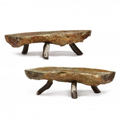 pair-of-adirondack-style-slab-benches