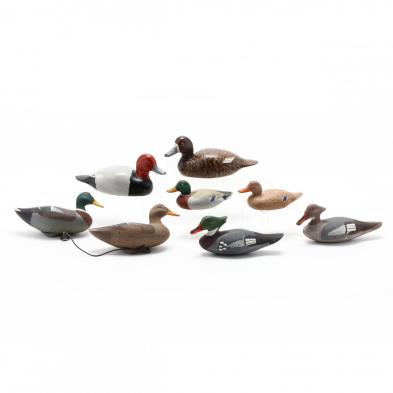 four-pairs-of-small-duck-decoys