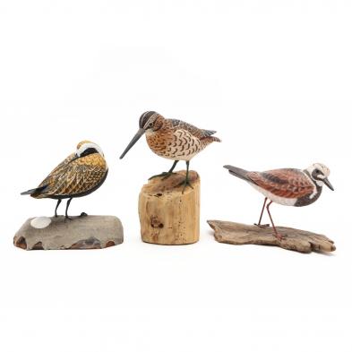 three-finely-carved-shorebirds