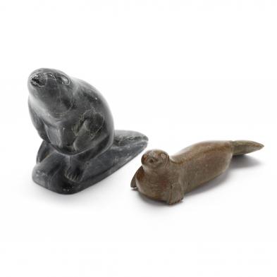 two-inuit-stone-carvings