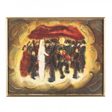 raoul-raymond-israel-b-1948-jewish-wedding-dance-lithograph