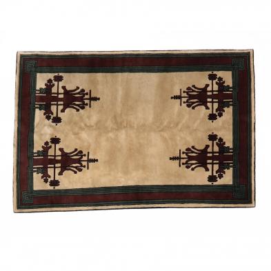 stickley-contemporary-arts-and-crafts-style-floral-area-rug
