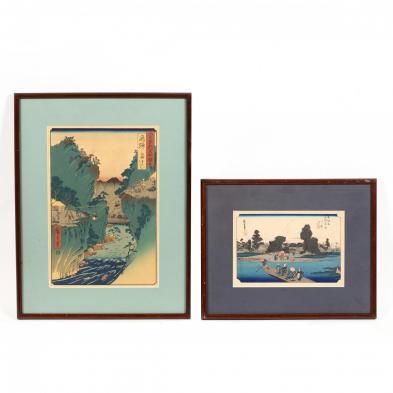 utagawa-hiroshige-japanese-1797-1858-two-woodblock-prints