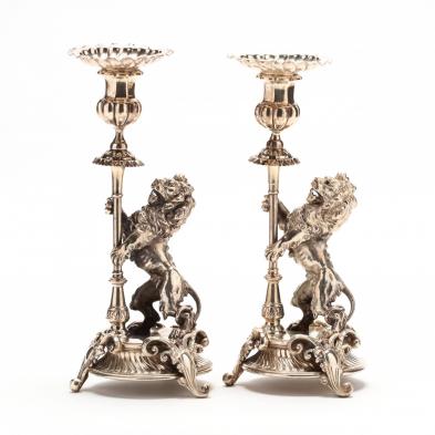 a-pair-of-meriden-silverplate-figural-candlesticks-with-lions