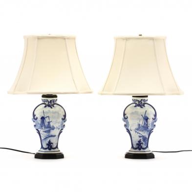 a-pair-of-delft-porcelain-lamps