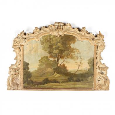 baroque-style-overmantel-landscape-painting