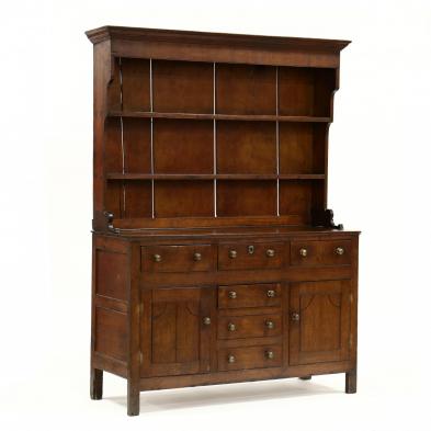 antique-english-oak-step-back-pewter-cupboard