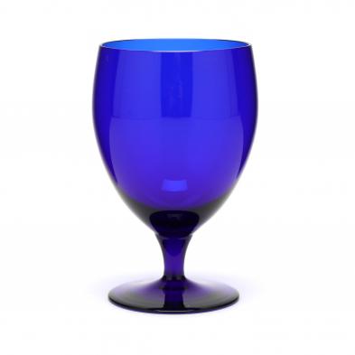 38-cobalt-glass-water-goblets