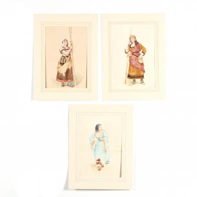 henry-gillard-glindoni-english-1852-1913-three-costume-drawings