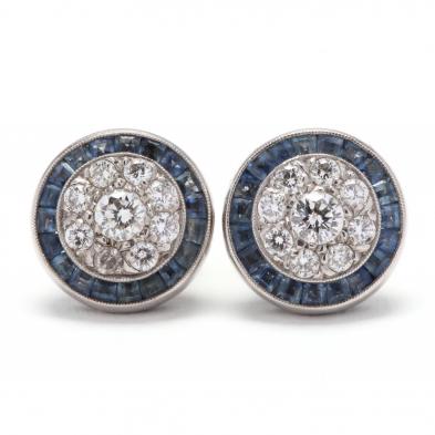 platinum-diamond-and-sapphire-earrings