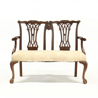 english-chippendale-style-mahogany-settee
