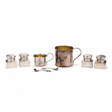 eight-pieces-of-sterling-silver-silverplate-holloware
