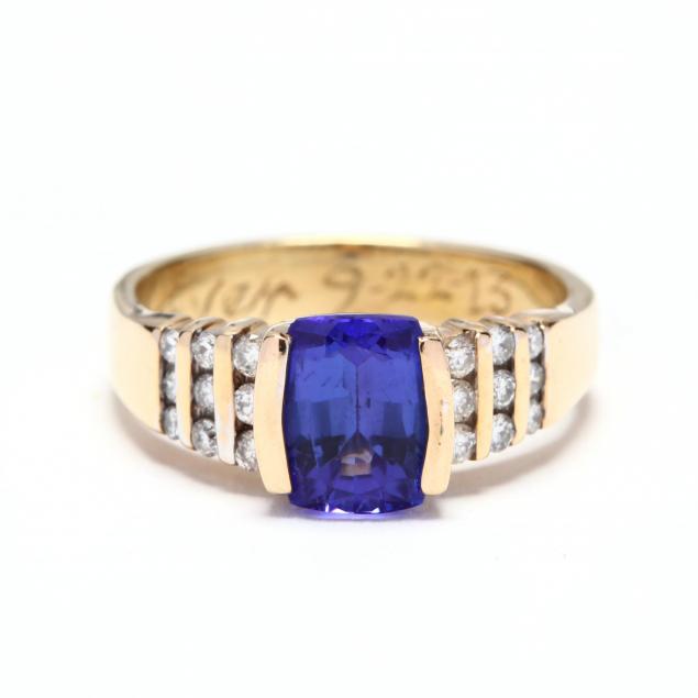 14kt-gold-tanzanite-and-diamond-ring