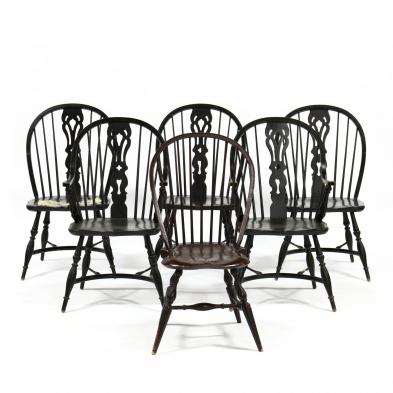 assembled-set-of-six-painted-windsor-chairs
