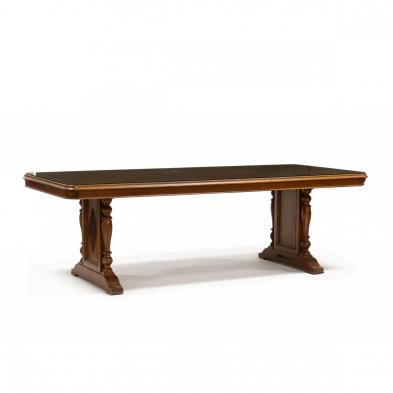 continental-style-carved-walnut-conference-table