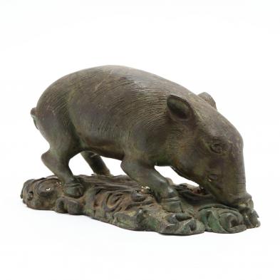 a-japanese-bronze-pig