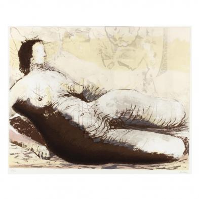 henry-moore-british-1898-1986-i-reclining-woman-with-yellow-background-i