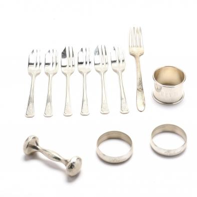 group-of-sterling-silver-and-silverplate