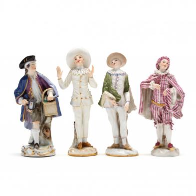 a-group-of-four-19th-century-meissen-figurines