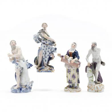 four-19th-century-meissen-figures