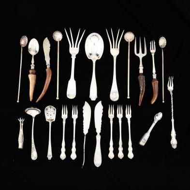 collection-of-silverplate-and-sterling-silver-flatware-including-tiffany-co