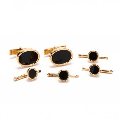 gent-s-18kt-gold-and-black-onyx-set-signed