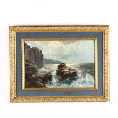 m-selzle-continental-20th-century-rocky-coastline