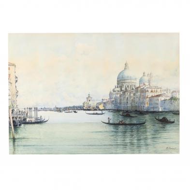 mariano-de-franceschi-italian-1849-1896-view-of-the-venice-grand-canal-with-gondolas
