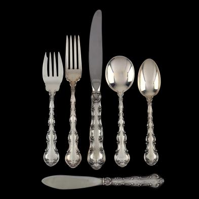 gorham-strasbourg-sterling-silver-flatware-service