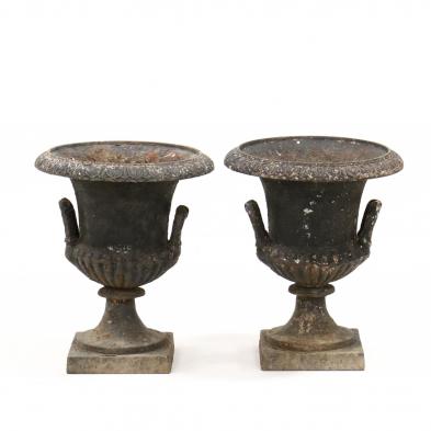 pair-of-classical-style-cast-iron-double-handled-urns