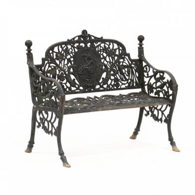 classical-style-cast-iron-garden-bench