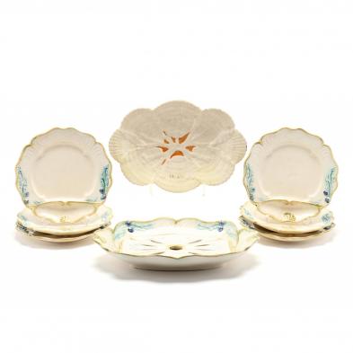 french-faience-asparagus-serving-set