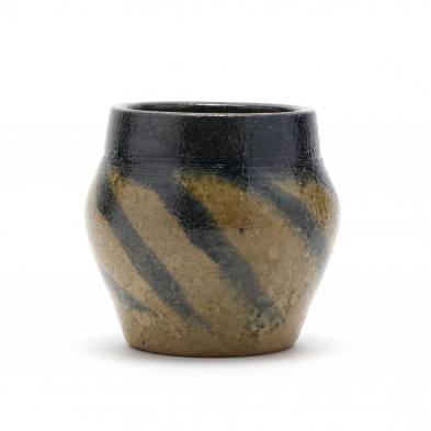 western-nc-pottery-unusual-hilton-low-vase