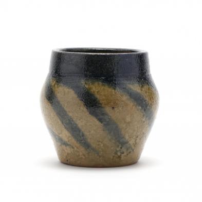 western-nc-pottery-unusual-hilton-low-vase