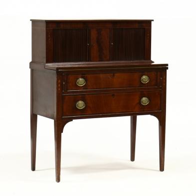 american-federal-inlaid-mahogany-tambour-writing-desk