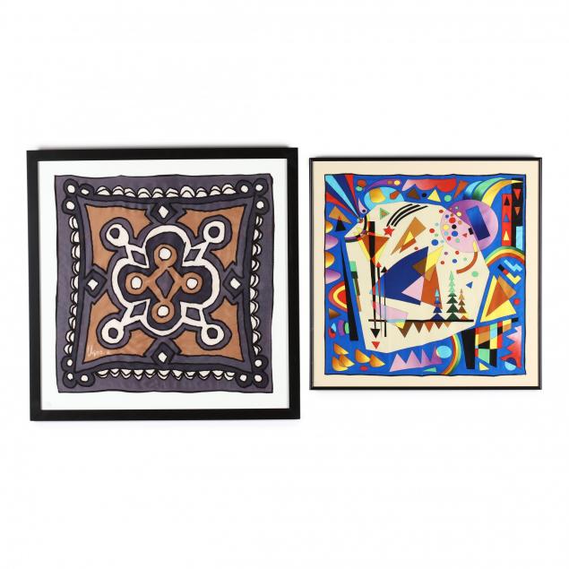 two-framed-designer-silk-scarves