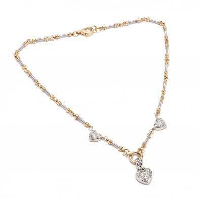 14kt-bi-color-gold-and-diamond-necklace