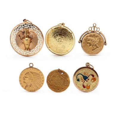 six-gold-pendants