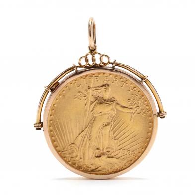 gold-st-gaudens-coin-pendant